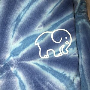 Tye-dye ivory Ella hoodie